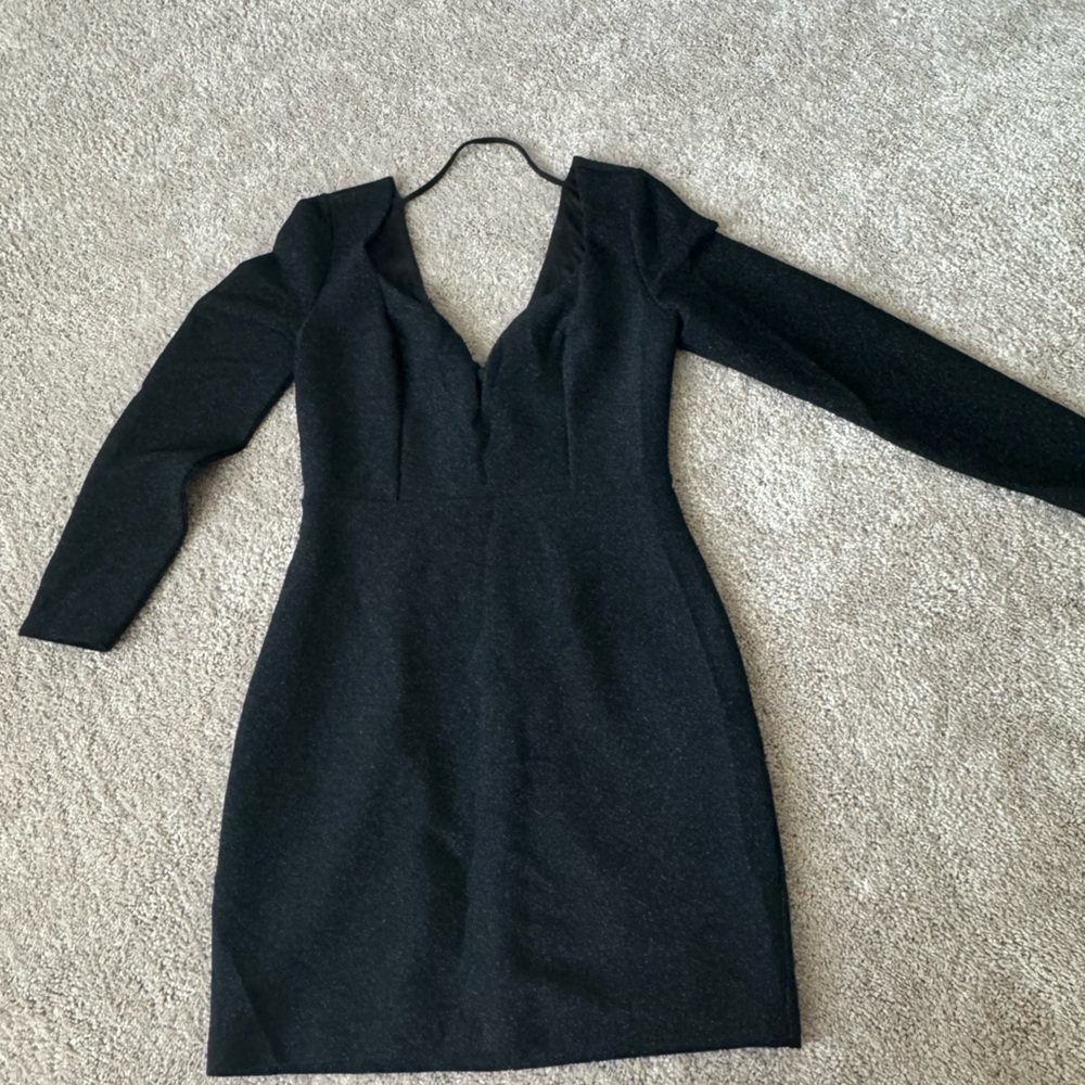 Express Sparkly Black Dress